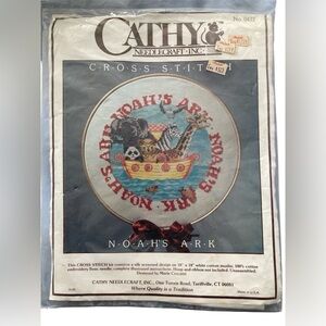 Cathy Needlecraft Noah's Ark Cross-Stitch Kit by Marie Crocetti